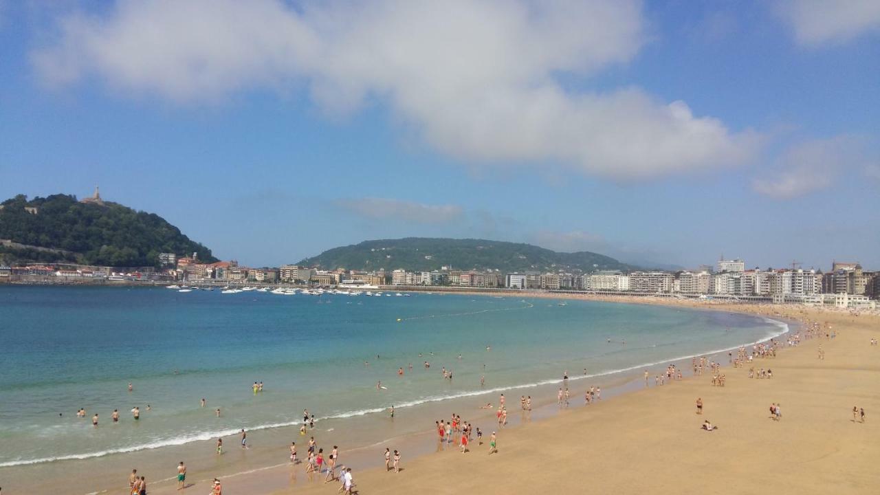 Ondarreta Beach Apartment Con Parking Free Y Aire Acondicionado San Sebastian Buitenkant foto